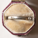 Винтажное кольцо Eternity из белого золота 18 карат с бриллиантами классической огранки (около 0.30 карата), 60-е/70-е годы
