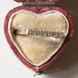 Vintage Huit-Huit Diamond (ca. 18ctw) 0.21K Gold Ewigkeitsring, 70er/80er Jahre