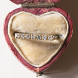 Vintage Huit-Huit Diamond (ca. 18ctw) 0.21K Gold Ewigkeitsring, 70er/80er Jahre