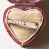 Vintage Huit-Huit Diamond (ca. 18ctw) 0.21K Gold Ewigkeitsring, 70er/80er Jahre