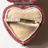 Vintage Huit-Huit Diamond (ca. 18ctw) 0.21K Gold Ewigkeitsring, 70er/80er Jahre