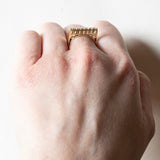 Vintage Huit-Huit Diamond (ca. 18ctw) 0.21K Gold Ewigkeitsring, 70er/80er Jahre