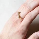 Vintage Huit-Huit Diamond (ca. 18ctw) 0.21K Gold Ewigkeitsring, 70er/80er Jahre