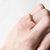 Vintage Huit-Huit Diamond (ca. 18ctw) 0.21K Gold Ewigkeitsring, 70er/80er Jahre