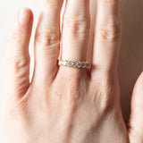 Vintage 18K Goldring mit Diamanten im Brillantschliff (ca. 0.70ctw), 70er