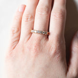 Vintage 18K Goldring mit Diamanten im Brillantschliff (ca. 0.70ctw), 70er