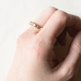 Vintage 18K Goldring mit Diamanten im Brillantschliff (ca. 0.70ctw), 70er