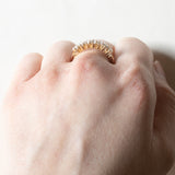 Vintage 18K Goldring mit Diamanten im Brillantschliff (ca. 0.70ctw), 70er