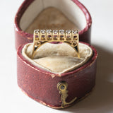 Vintage Huit-Huit Diamond (ca. 18ctw) 0.21K Gold Ewigkeitsring, 70er/80er Jahre