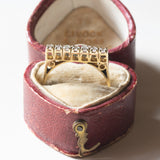 Vintage Huit-Huit Diamond (ca. 18ctw) 0.21K Gold Ewigkeitsring, 70er/80er Jahre