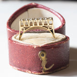 Vintage Huit-Huit Diamond (ca. 18ctw) 0.21K Gold Ewigkeitsring, 70er/80er Jahre