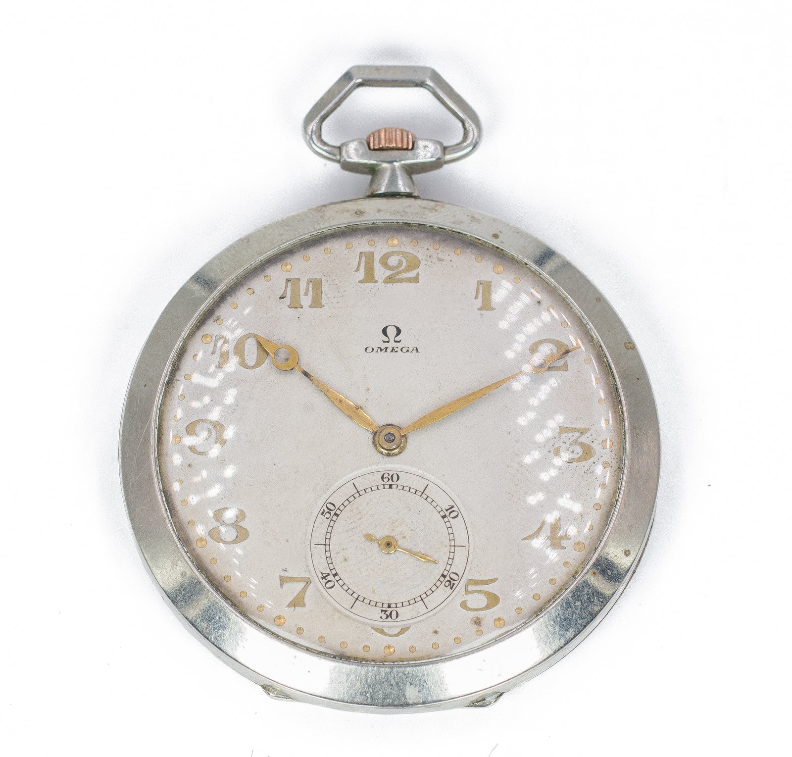 Orologio da tasca Omega in acciaio 1923 – Antichità Galliera