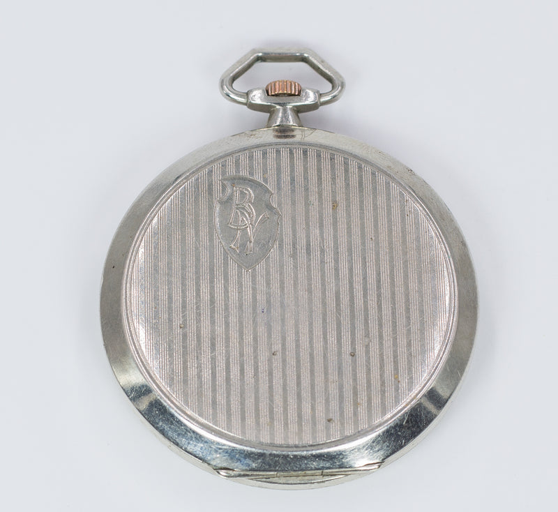 Omega pocket watch in steel, 1923