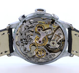Винтажные наручные часы с хронографом с черным циферблатом, 40-е годы
