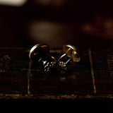 Vintage 18 Karat Gold Opal Ohrringe, 50er Jahre