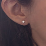 18K white gold light point with brilliant cut diamonds (0.30ctw)
