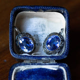 Antique 18K gold and topaz earrings, 30s - Antichità Galliera