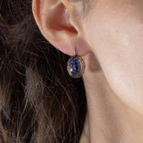 Antique 18K gold and topaz earrings, 30s - Antichità Galliera