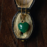 Vintage Anhänger aus 18 Karat Gold und Jade, 70er Jahre