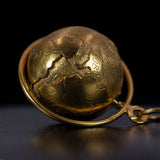 Vintage Anhänger in Form eines Globus in 18 Karat Gold, 70er Jahre - Antichità Galliera