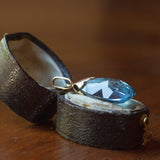 Vintage Anhänger mit Topas und 18 Karat Gold, 70er Jahre - Antichità Galliera