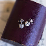 Vintage light point in 14K white gold with brilliant cut diamonds (0.35 ct approx.), 60s