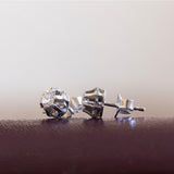 Vintage light point in 14K white gold with brilliant cut diamonds (0.35 ct approx.), 60s