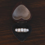 Vintage 14K Goldring mit Diamanten im Brillantschliff (ca. 1.2ctw), 60er