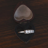 Vintage 14K gold ring with brilliant cut diamonds (1.2ctw approx.), 60s