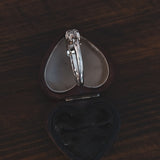 Vintage 14K gold ring with brilliant cut diamonds (1.2ctw approx.), 60s