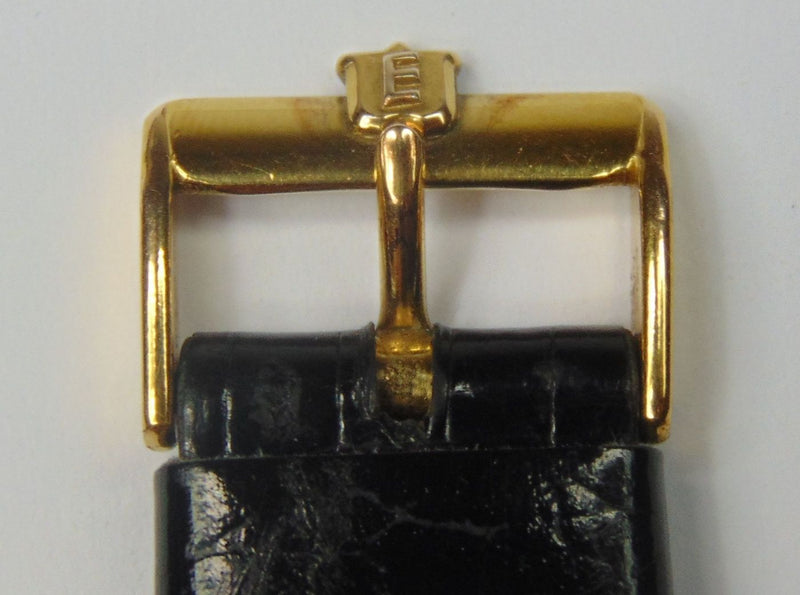 Orologio da polso in oro Eberhard automatico con datario. Anno 1975 . Con scatola e garanzia - Antichità Galliera