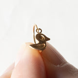 Vintage Entenohrringe aus 18 Karat Gold, 70er/80er Jahre