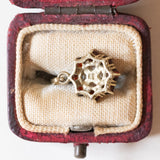 Los mit Vintage-Ring aus 10-karätigem Gold mit Granaten und Anhänger aus 8-karätigem Gold mit Granaten und Perle, 60er/70er Jahre