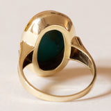 Anello vintage in oro 14K con turchese, anni ‘60