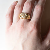 Anello vintage in oro 18K con diamanti (0.40ctw ca.), anni ‘70