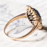 Vintage Ring aus 18 Karat Gold mit Saphiren (ca. 1.90 ctw) und Diamanten (ca. 1.30 ctw), 70er Jahre