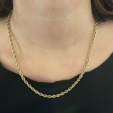 Collana torchon vintage in oro 9K, anni ‘60/‘70