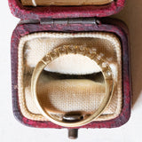 Veretta vintage in oro 18K con diamanti (0.27ctw ca.), anni ‘60