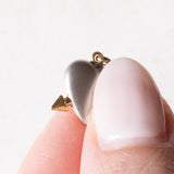 Vintage Herzanhänger aus 18 Karat Gelb- und Weißgold, 70er Jahre