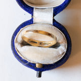 Pair of vintage 18K gold diamond rings (0.08ctw approx.), 70s