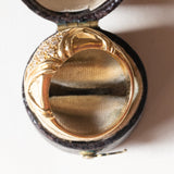 Anello vintage in oro 18K con diamanti (0.40ctw ca.), anni ‘70