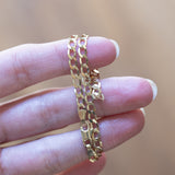 Vintage 8K yellow gold soft bracelet, 1960s