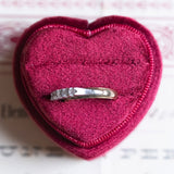 Eternity in 14K gold and 9K gold with brilliant cut diamonds (0.30ctw approx.), 40s