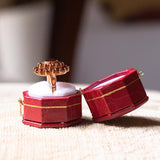 Vintage 18 Karat Gold Ring mit Granaten, 50er Jahre - Antichità Galliera