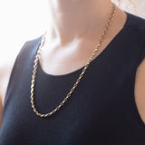 Marine Halskette aus 18 Karat Gold, 60er