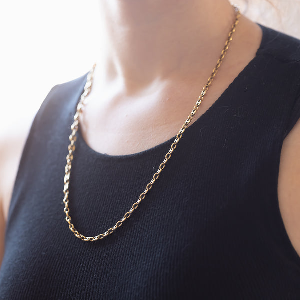 Marine necklace in 18K gold, 1960s