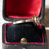 Bague vintage en or 18 carats avec diamants (0.35 ctw environ), années 70