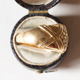 Anello vintage in oro 18K con diamanti (0.40ctw ca.), anni ‘70