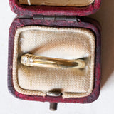 Veretta vintage in oro 18K con diamanti (0.27ctw ca.), anni ‘60