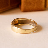 14K gold ring with citrine quartz, 50s / 60s